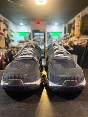 Balenciaga Triple S Men's Gray Suede & Mesh Sneakers